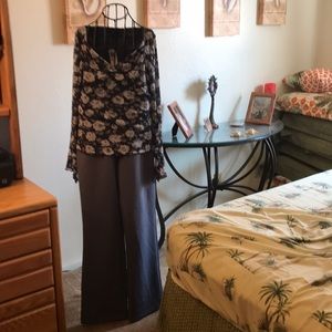 NWT INC Top with matching pants